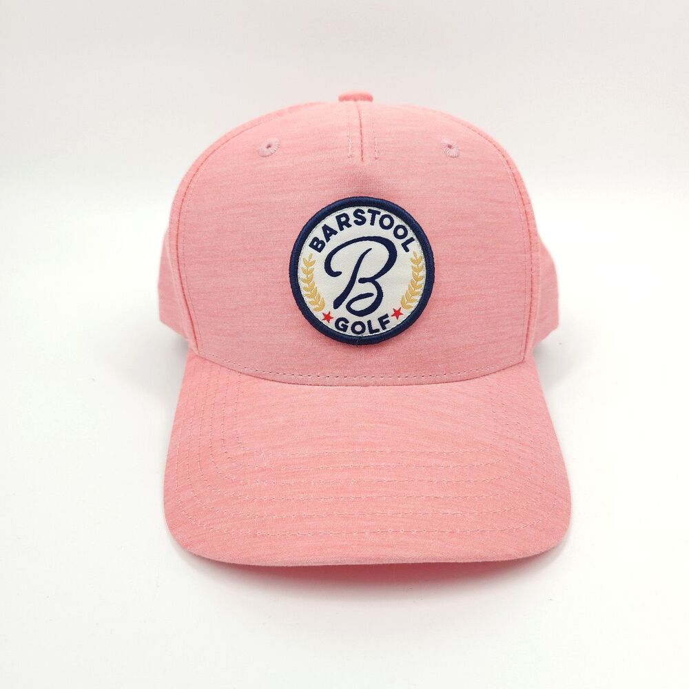 Barstool Sports Golf Hat Mens Adjustable Coral